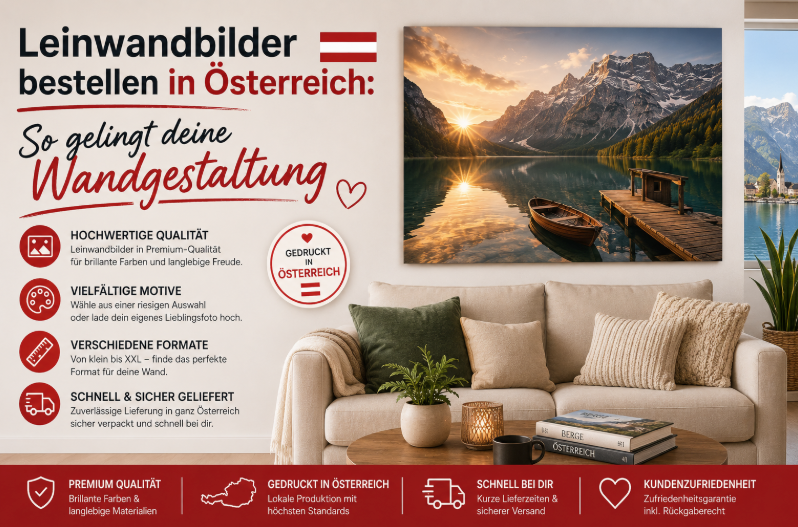 Leinwandbilder bestellen in Österreich