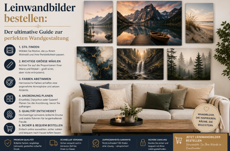 Leinwandbilder bestellen