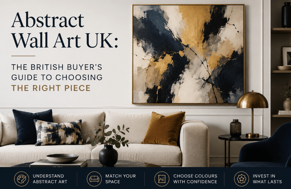 Abstract Wall Art UK: The British Buyer's Guide to Choosing the Right Piece - Rossetti Art