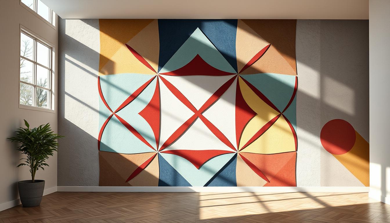 Abstrakte Geometrische Wandkunst: Ihr Interieur auf ein neues Niveau heben - Chiara Rossetti