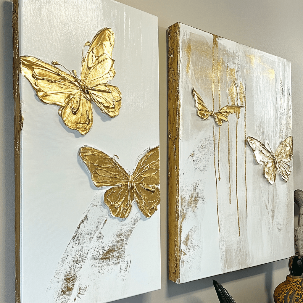 Apply Gold Leaf to Canvas: A Guide to Gold Leaf & Acrylic - Chiara Rossetti