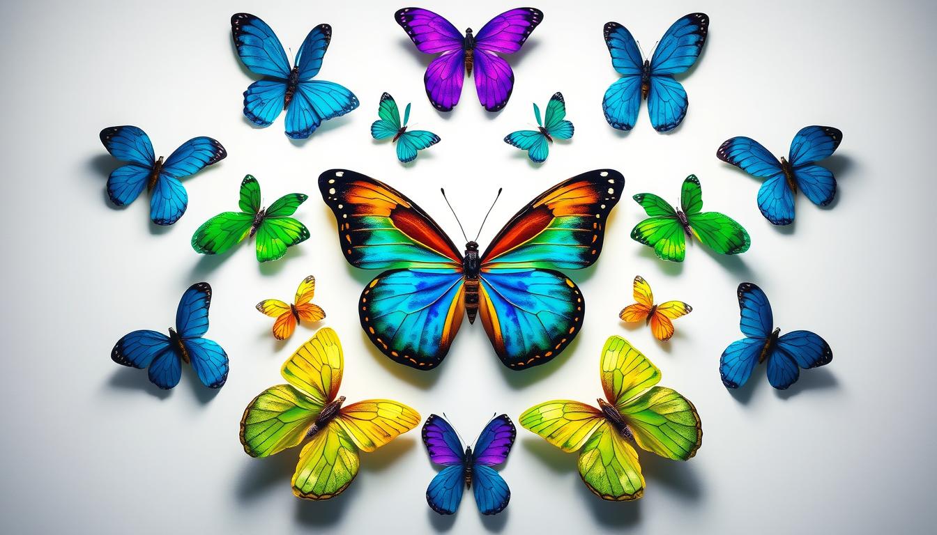 Who is the artist well known for butterfly art?
