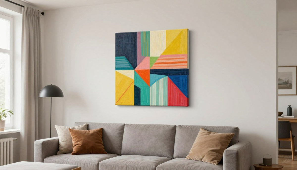 Canvas ophangen zonder boren