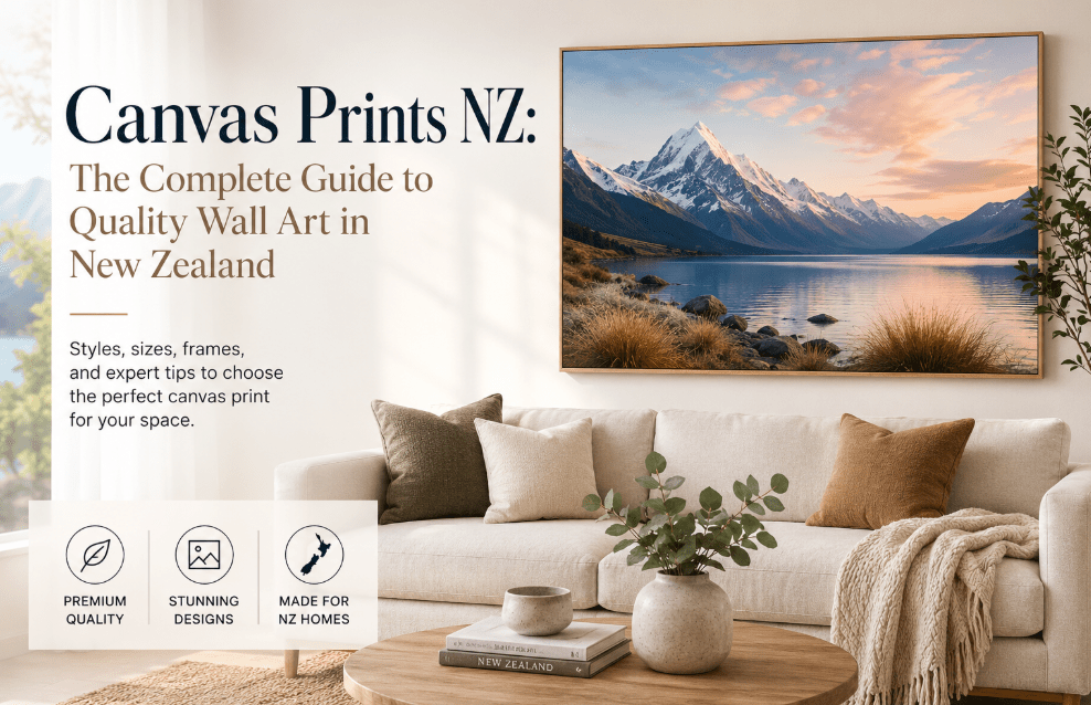 Canvas Prints NZ: The Complete Guide to Quality Wall Art in New Zealand