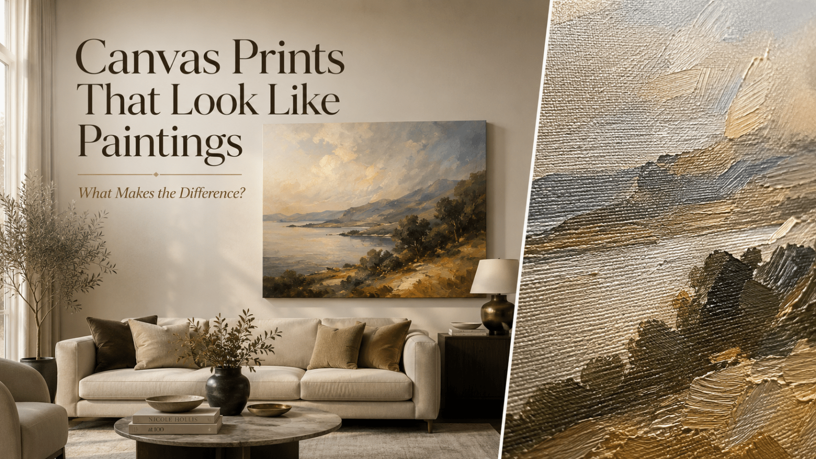 Canvas Prints That Look Like Paintings: What Makes the Difference? - Rossetti Art