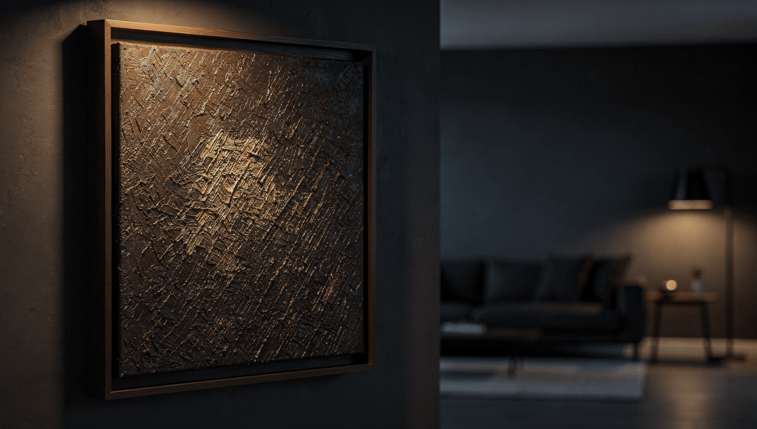 Canvas Prints That Look Like Real Paintings – textured canvas in hardwood floater frame by Rossetti Art