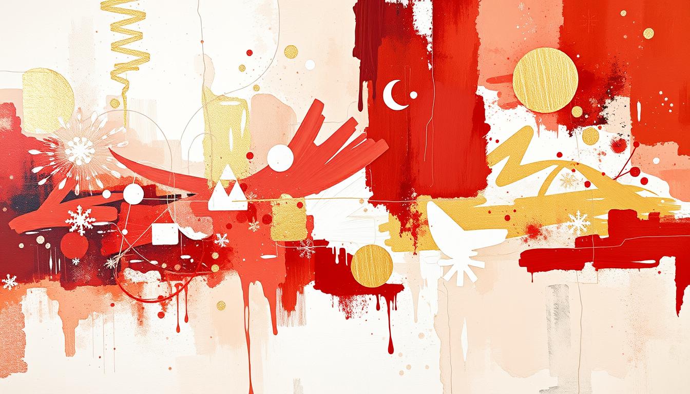 Christmas in Modern Art: Celebrating the Season Through Contemporary Canvas Prints - Chiara Rossetti