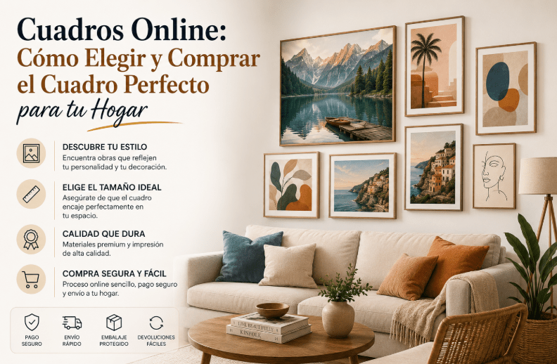 Cuadros Online: Cómo Elegir y Comprar el Cuadro Perfecto para tu Hogar