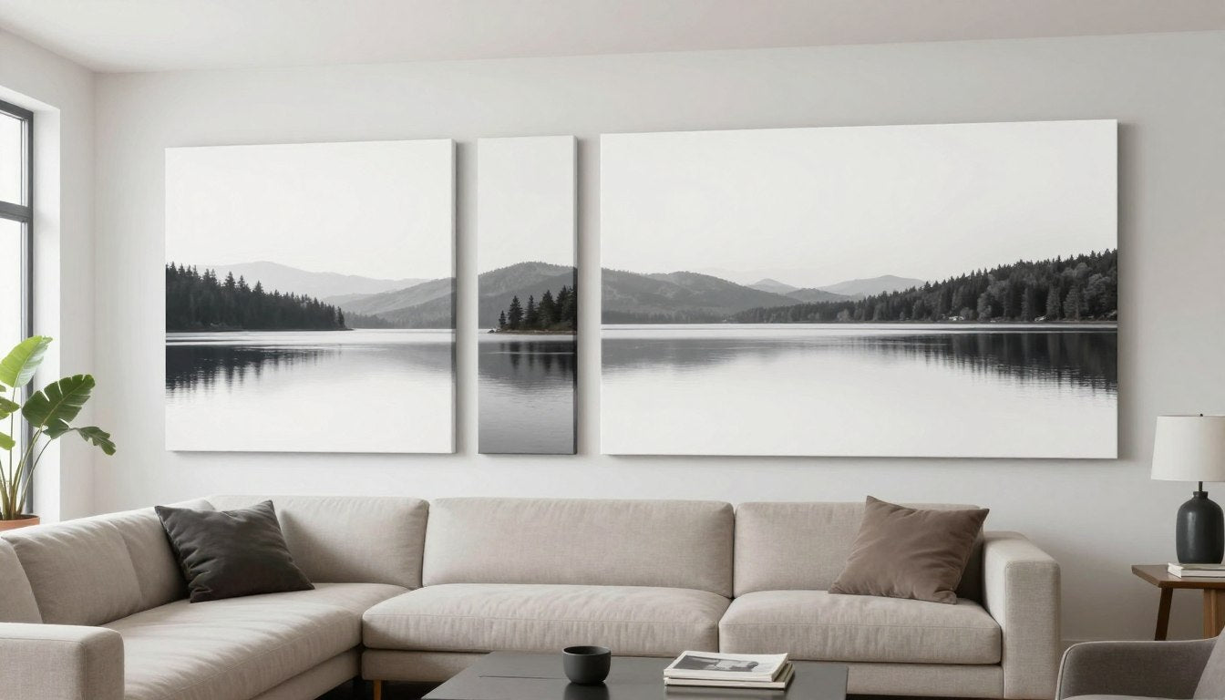 Giant Canvas Prints: Creating Statement Walls with Oversized Canvas Art - Chiara Rossetti