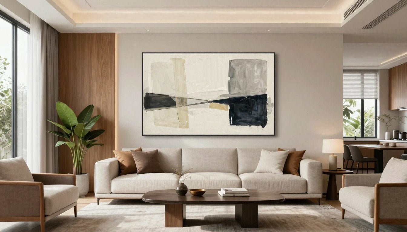 high-quality printable wall art for modern home displayed in contemporary Australian living space