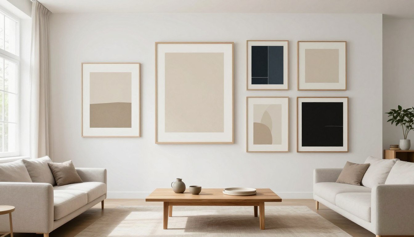 How to Choose Minimalist Original Art for a Modern Living Room - Chiara Rossetti