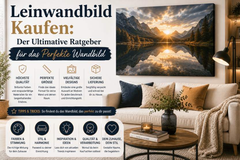 Leinwandbild Kaufen: Der Ultimative Ratgeber für das Perfekte Wandbild