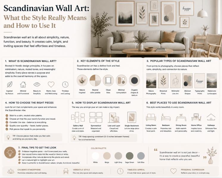 Scandinavian Wall Art: What the Style Really Means and How to Use It