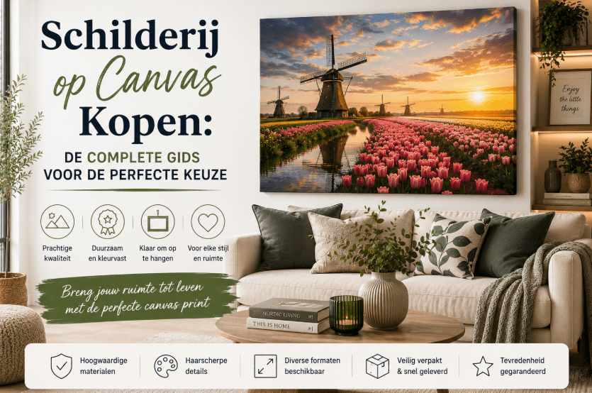 Schilderij op Canvas Kopen: De Complete Gids voor de Perfecte Keuze