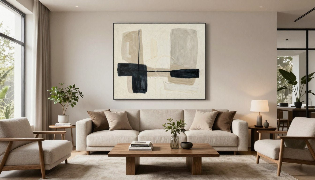 Zo kies je wandkunst die past bij jouw persoonlijke interieurstijl - modern interieur met canvas prints