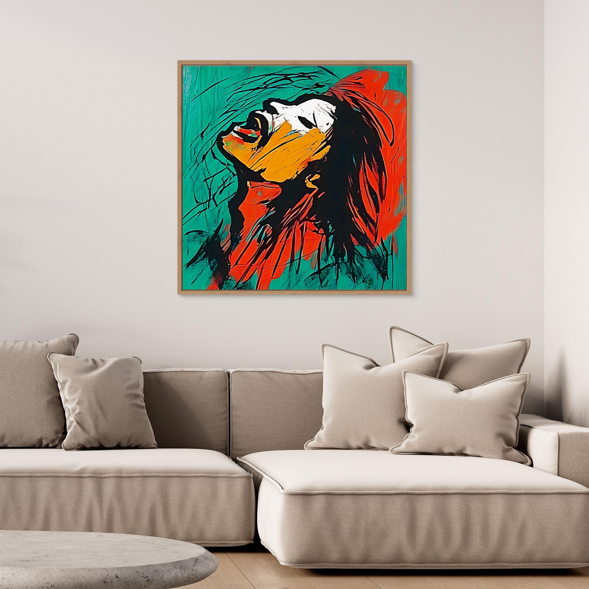 Canvas Print: Unleashed Emotion – Large Canvas Wall Art
