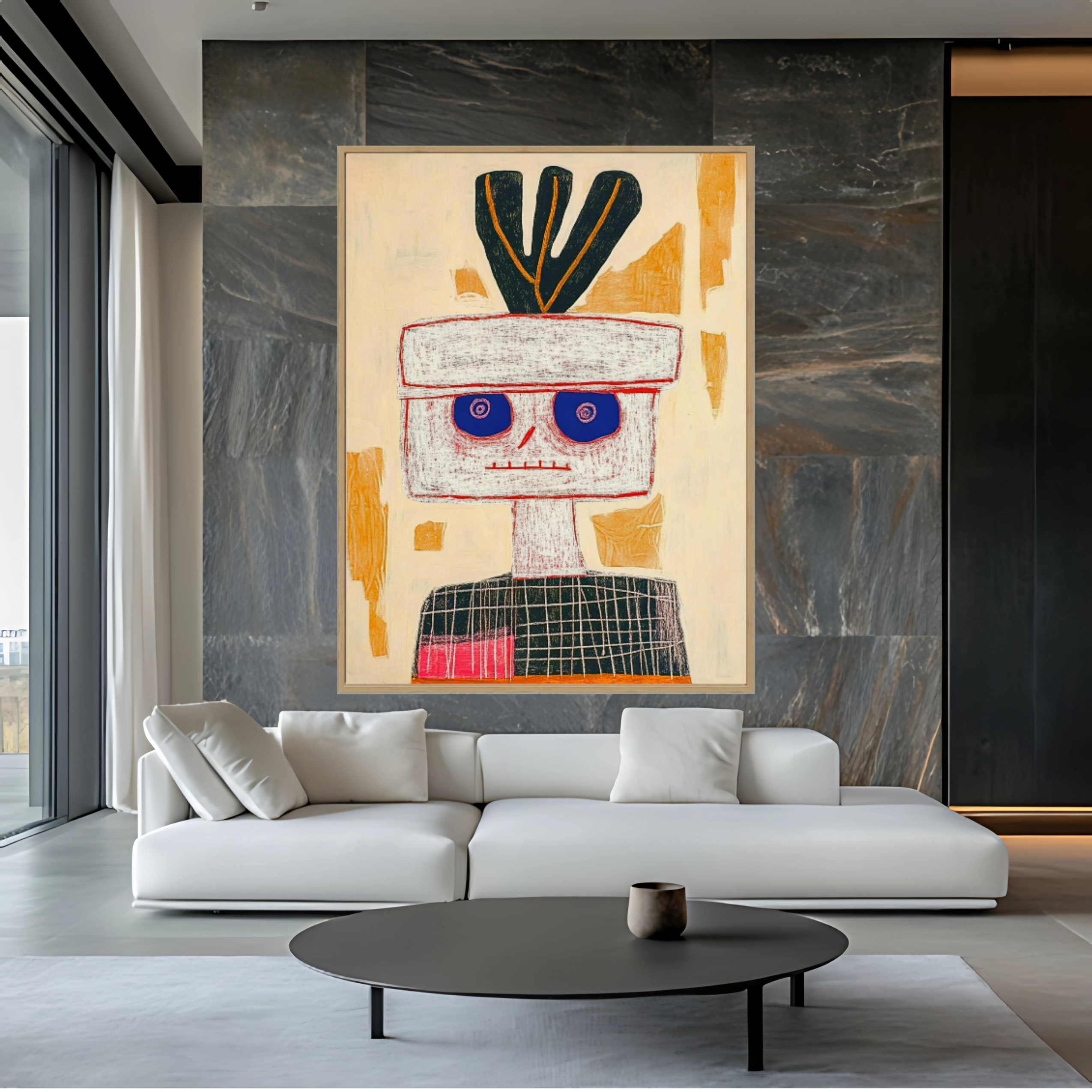 Canvas Print: Abstract Modern Cubist Art – Contemporary Expressionist Art - Chiara Rossetti