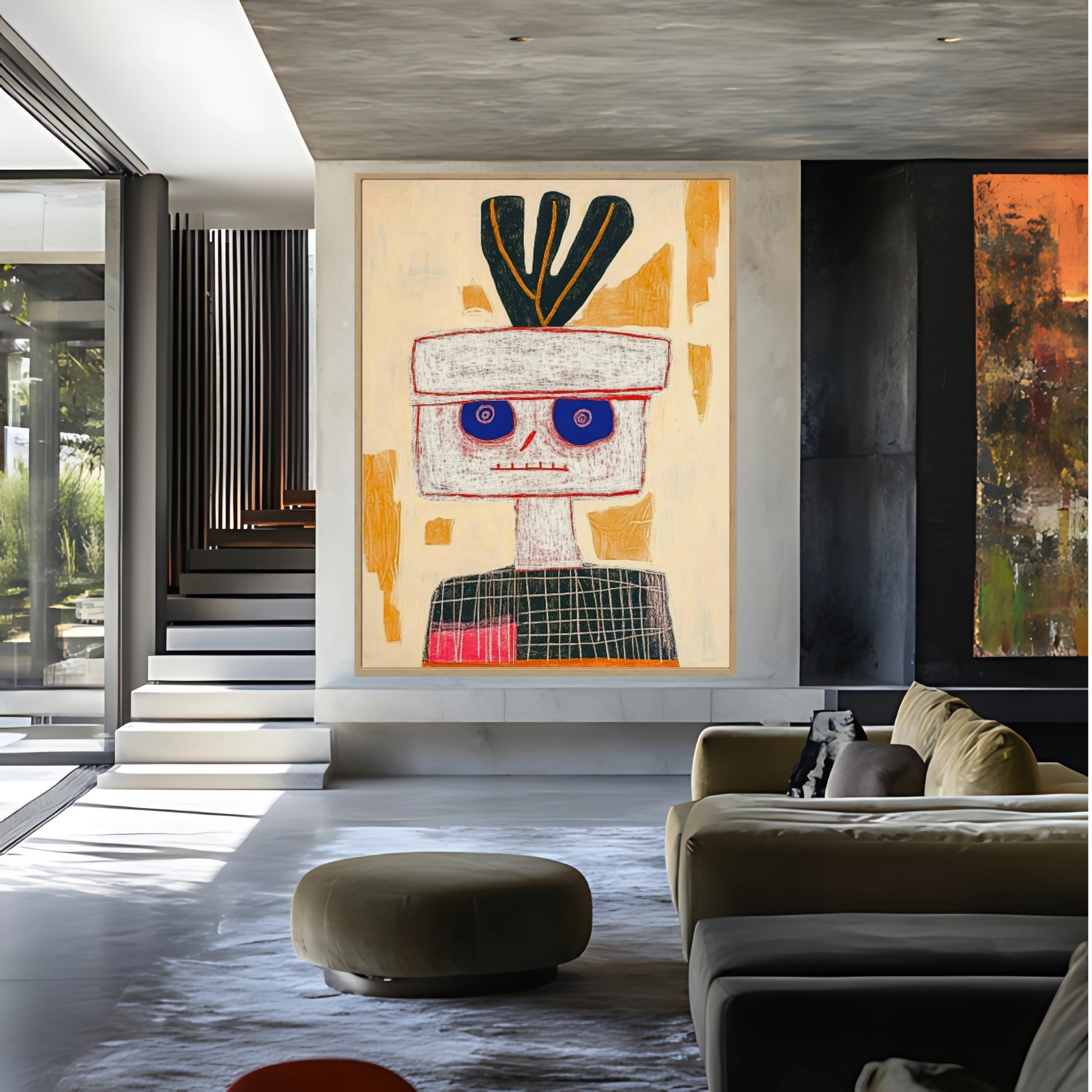 Canvas Print: Abstract Modern Cubist Art – Contemporary Expressionist Art - Chiara Rossetti