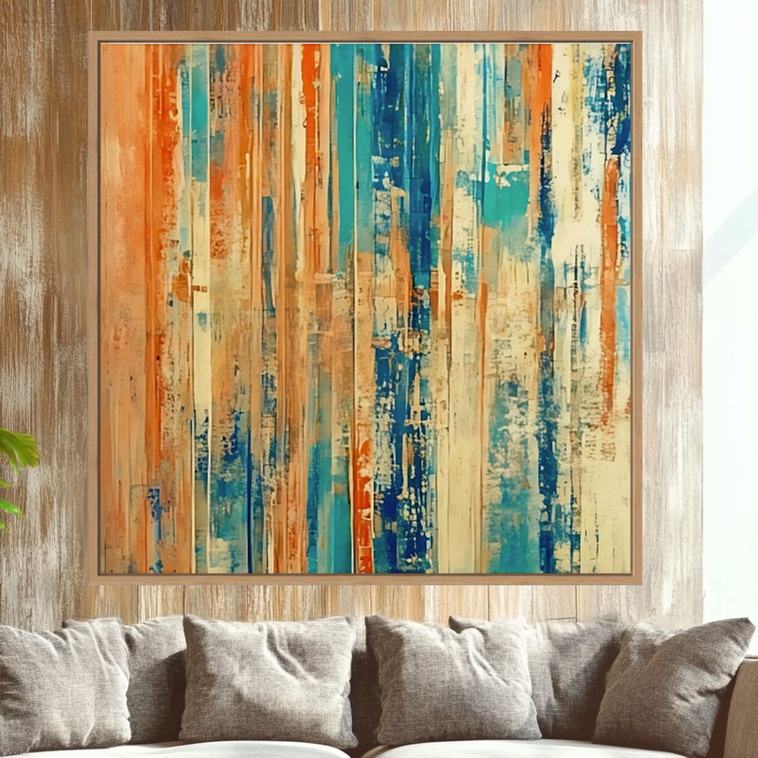 Canvas Print: Ocean Drift - Abstract Coastal Wall Art - Chiara Rossetti