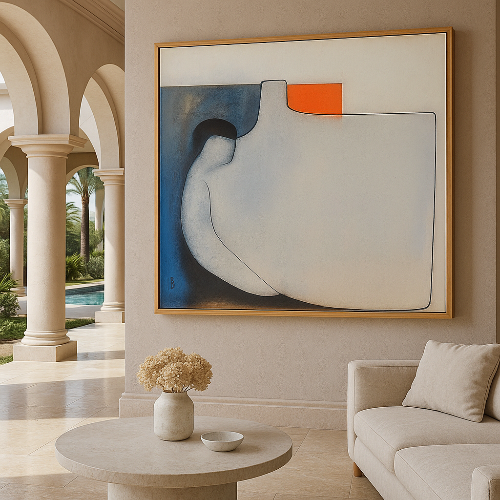 Canvas Print: Tranquil Form – Large Canvas Wall Art for Living Room Print - Chiara Rossetti