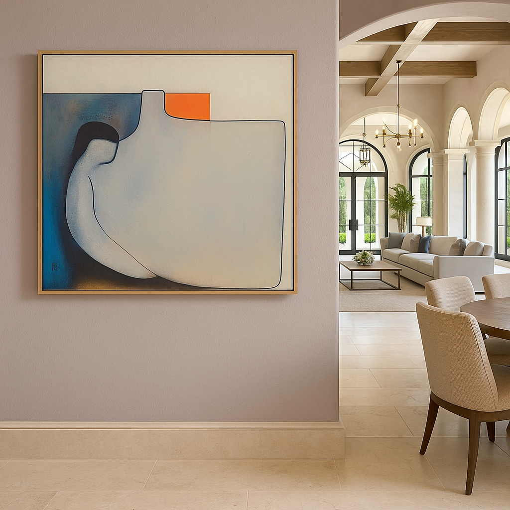 Canvas Print: Tranquil Form – Large Canvas Wall Art for Living Room Print - Chiara Rossetti