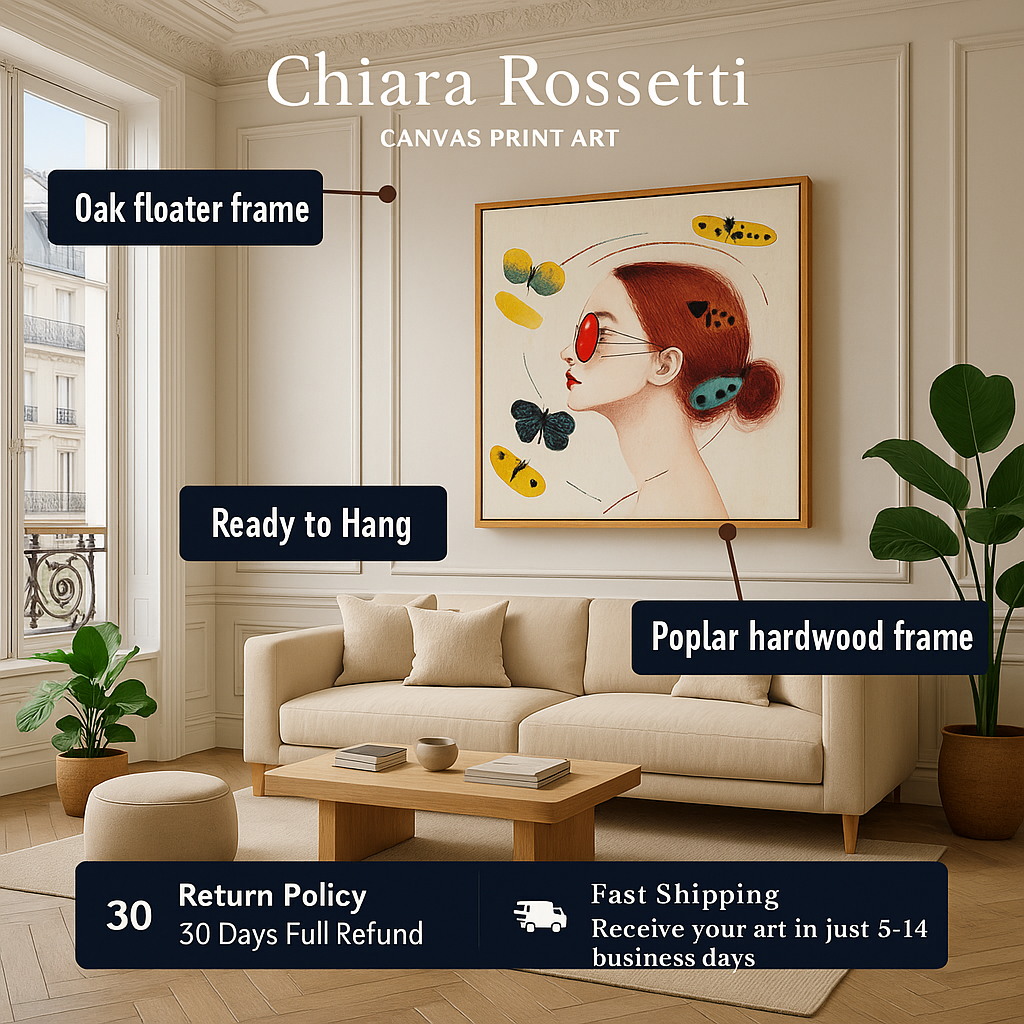 Canvas Print : Fluttered Vision