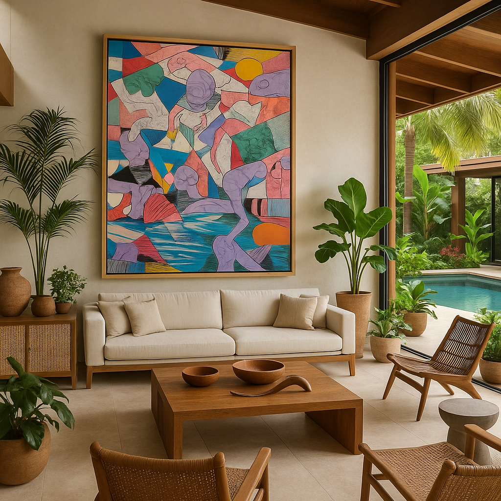 contemporary abstract art print