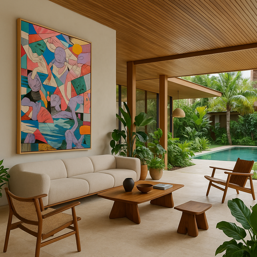 contemporary abstract art print