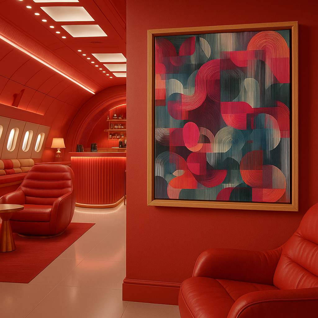 abstract geometric wall art 