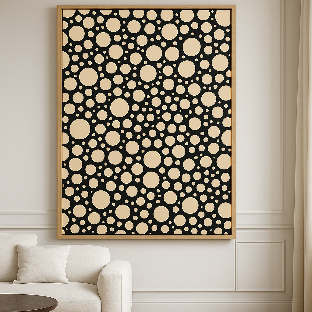 circle canvas wall art