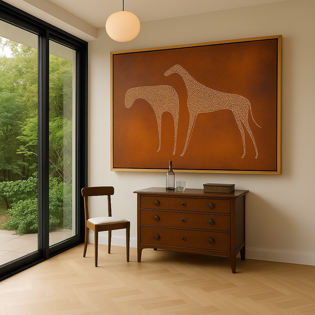 vintage greyhound print