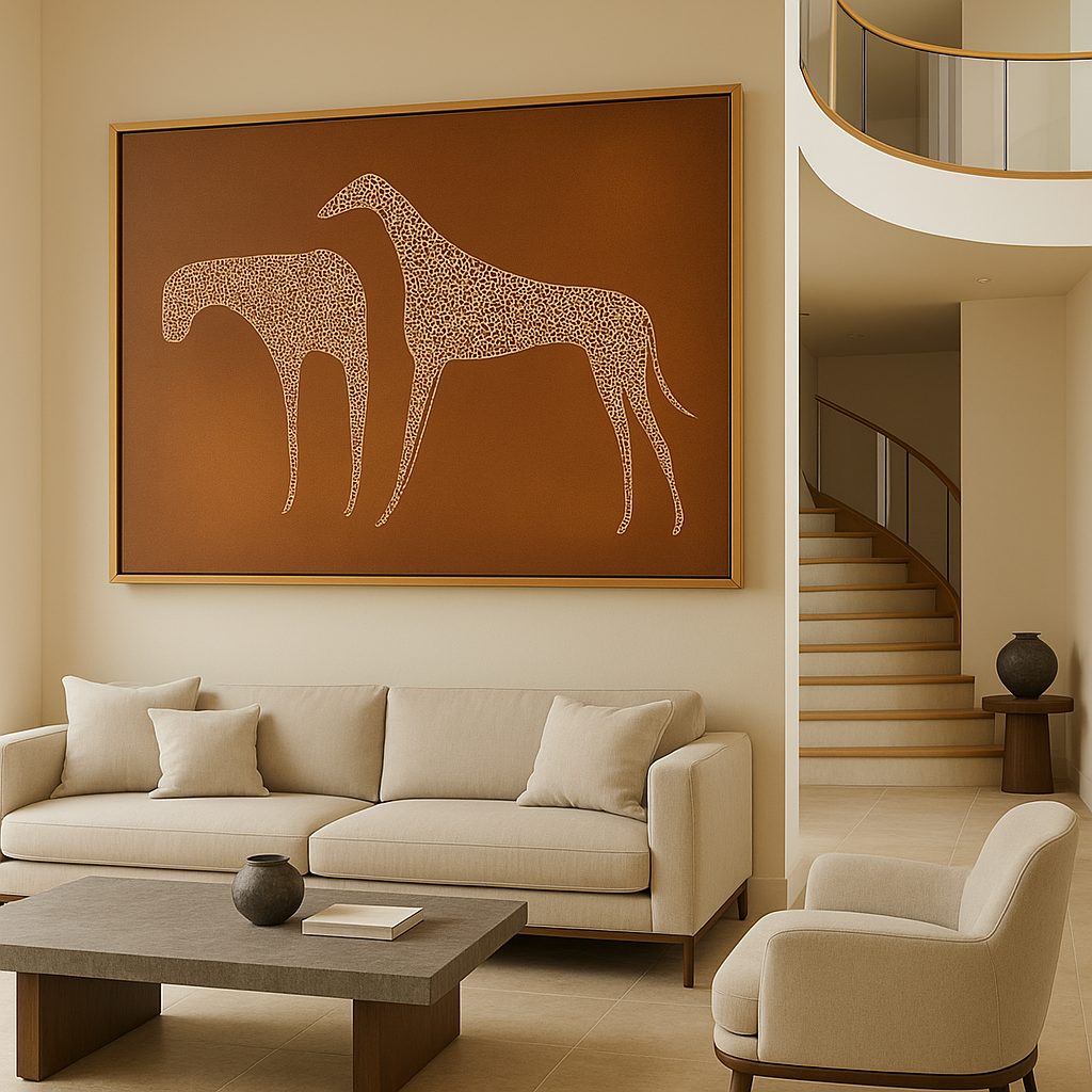 vintage greyhound print