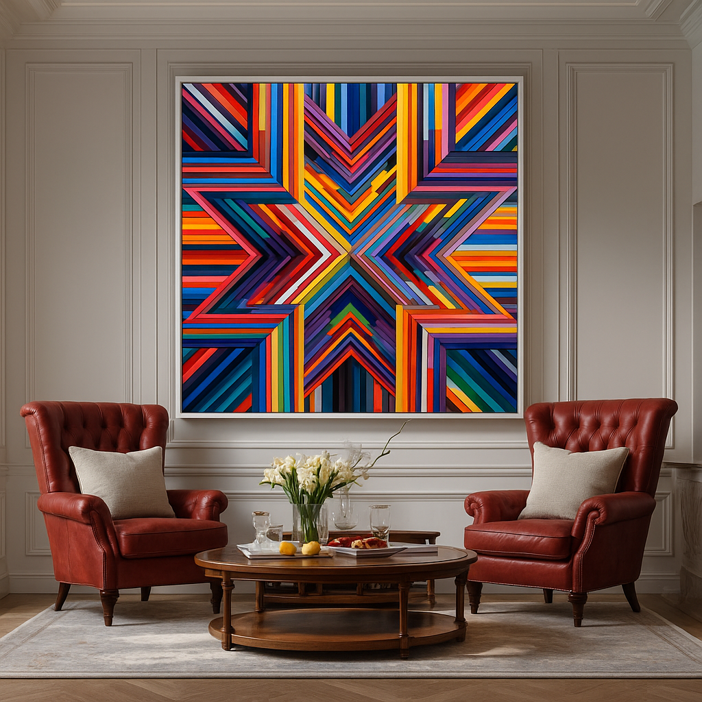 canvas colorful wall art for living room