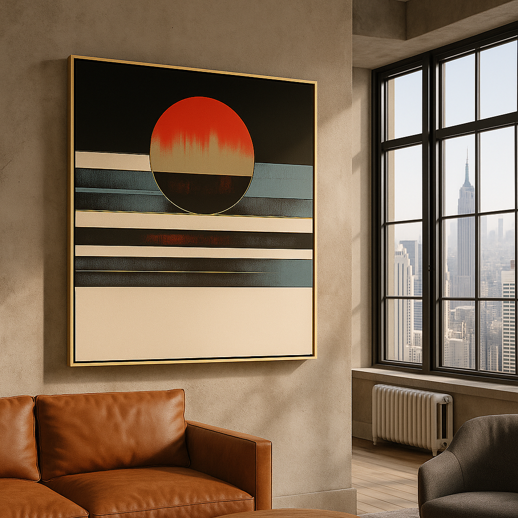 Abstract minimalist art prints