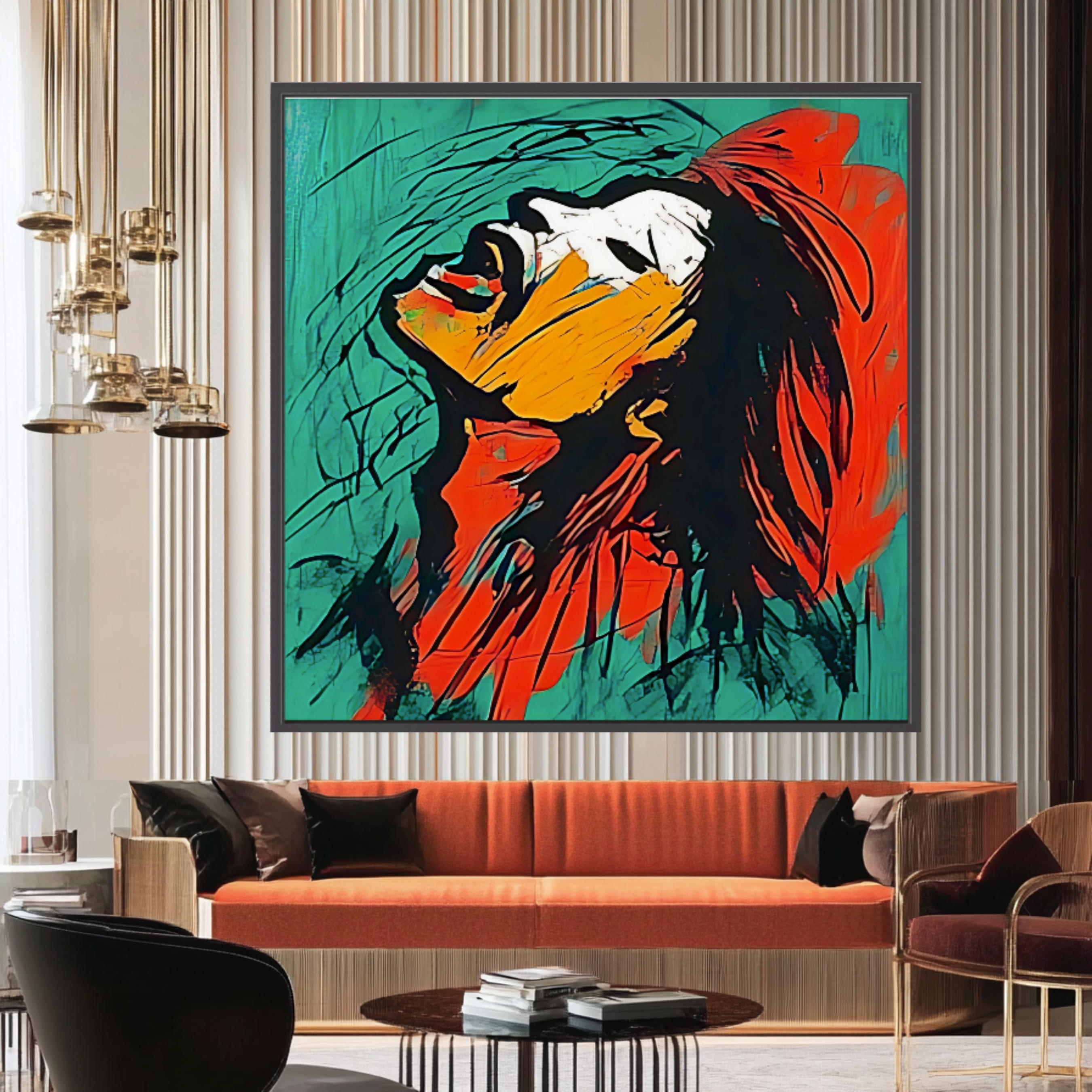 Canvas Print: Unleashed Emotion – Large Canvas Wall Art - Chiara Rossetti