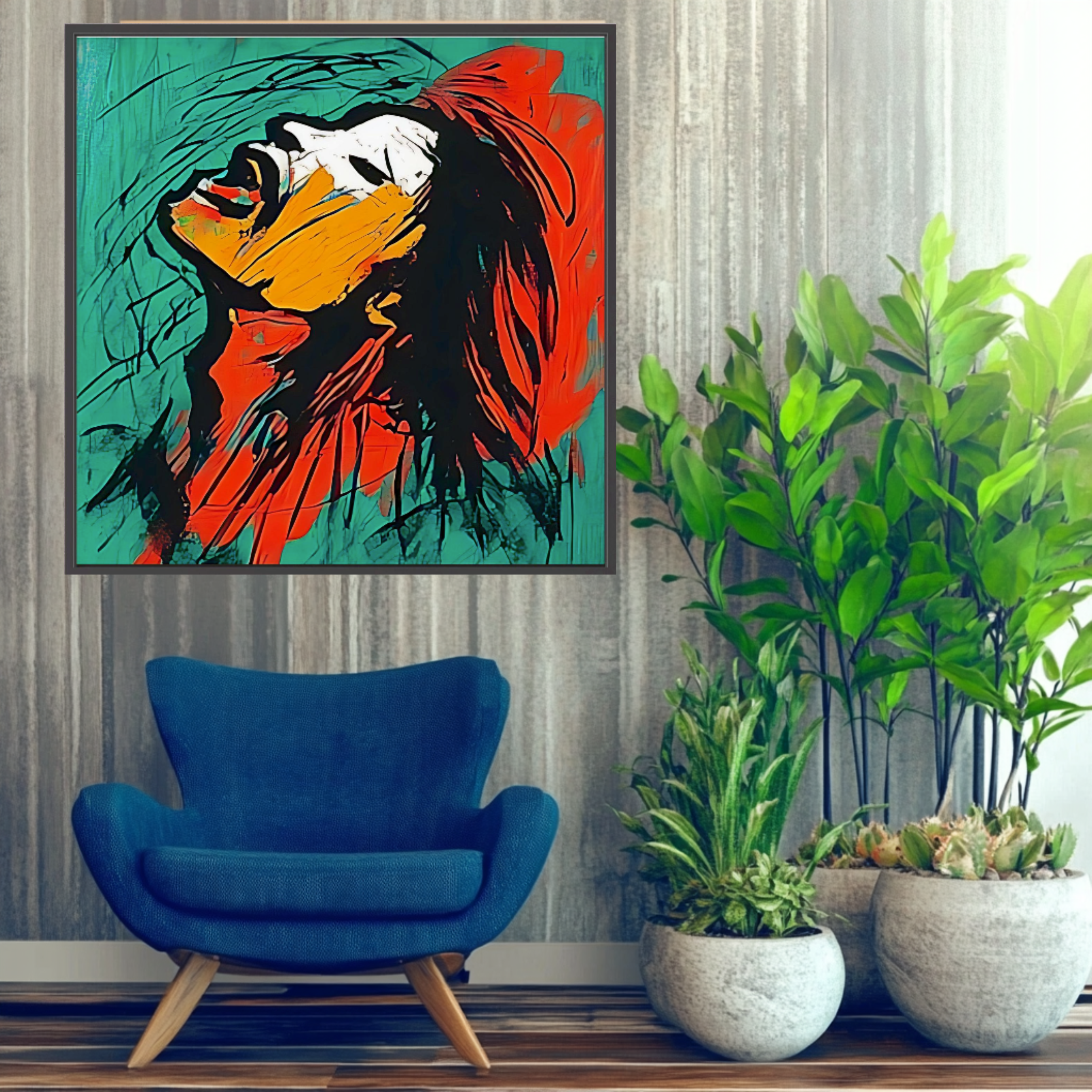 Canvas Print: Unleashed Emotion – Large Canvas Wall Art - Chiara Rossetti