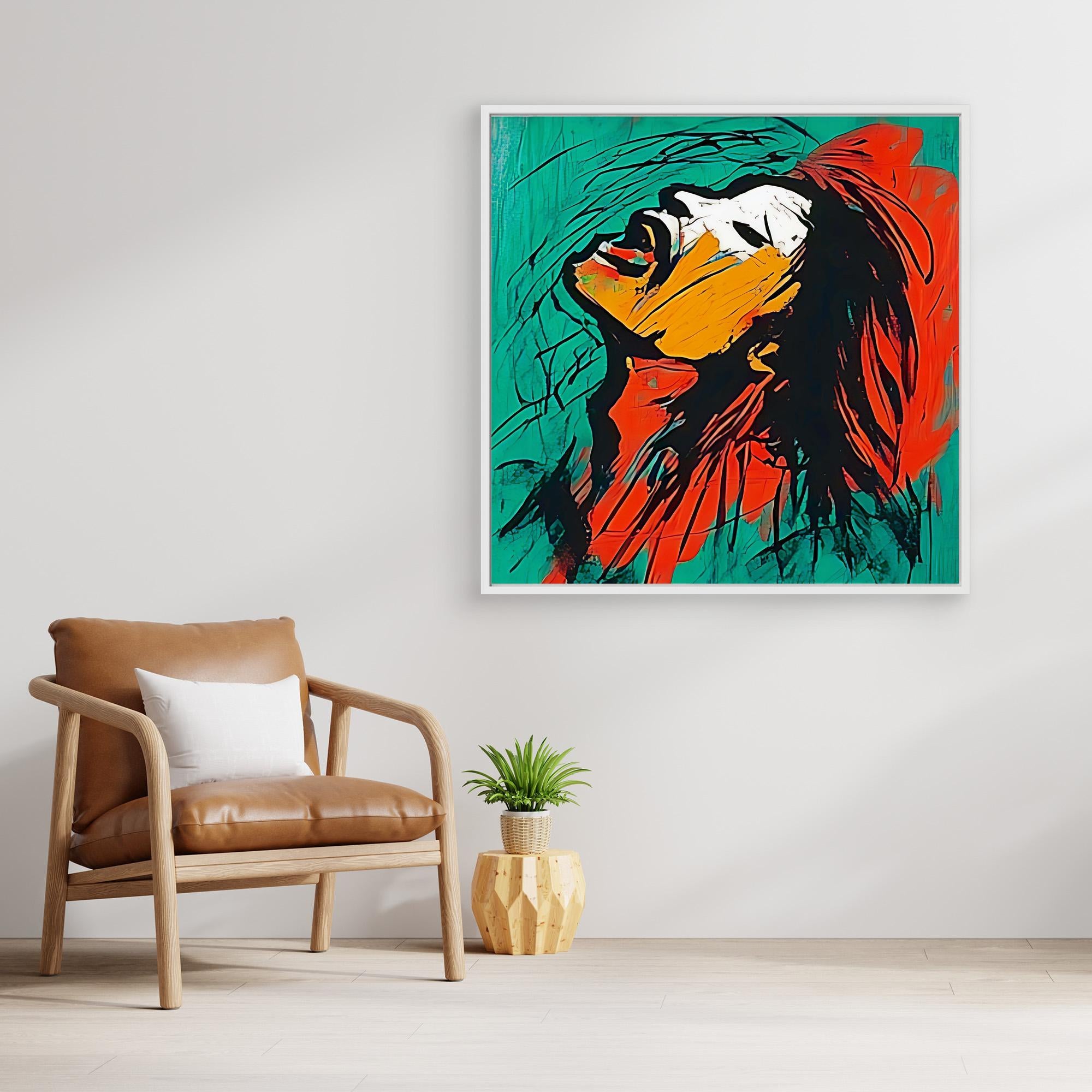 Canvas Print: Unleashed Emotion – Large Canvas Wall Art