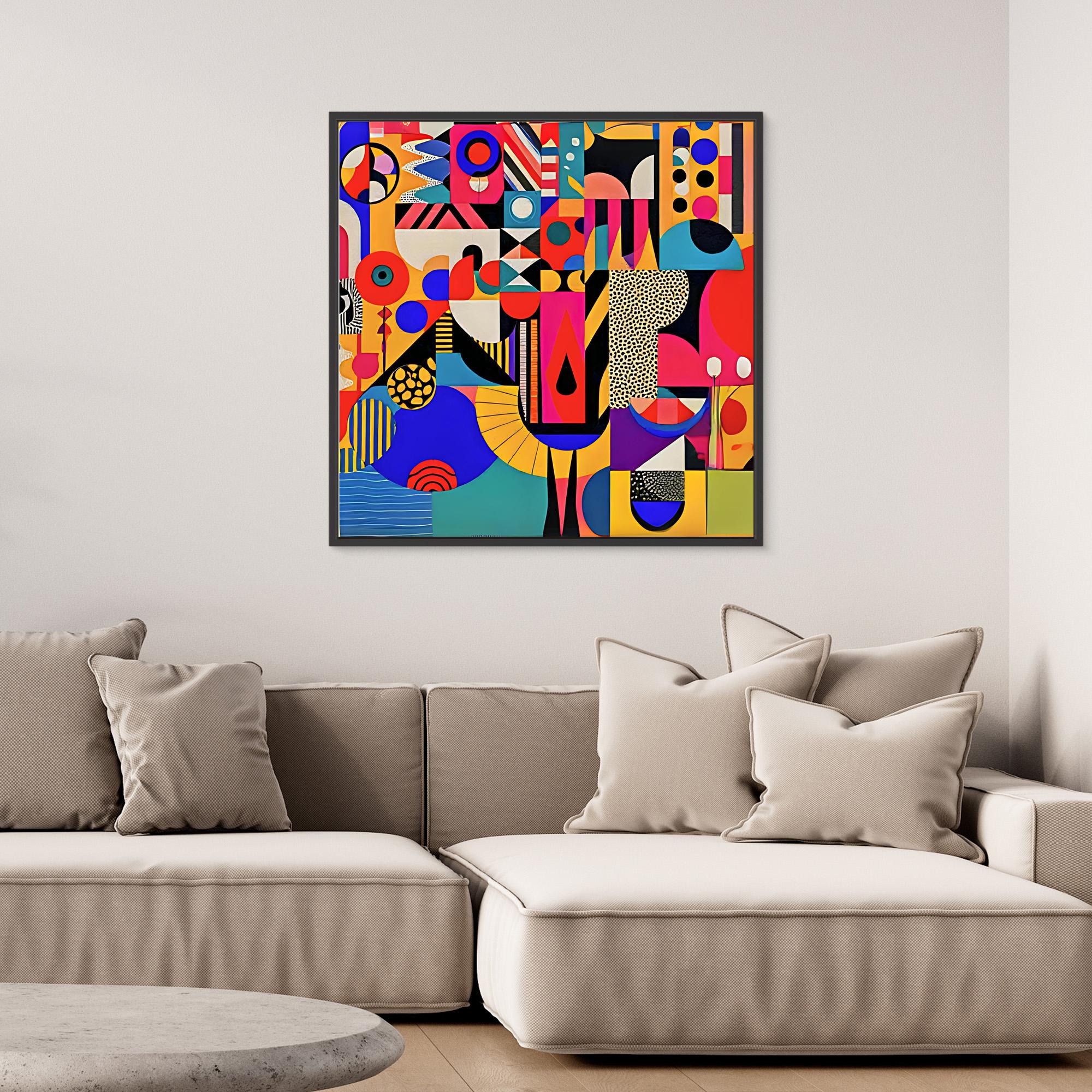 Canvas Print Art: Abstract Geometric Shapes