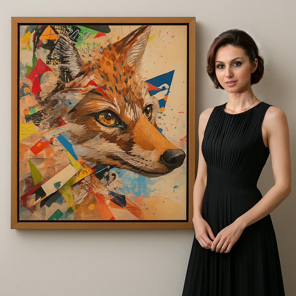 Canvas Print: "Urban Wild" - Wildlife Wall Art - Chiara Rossetti