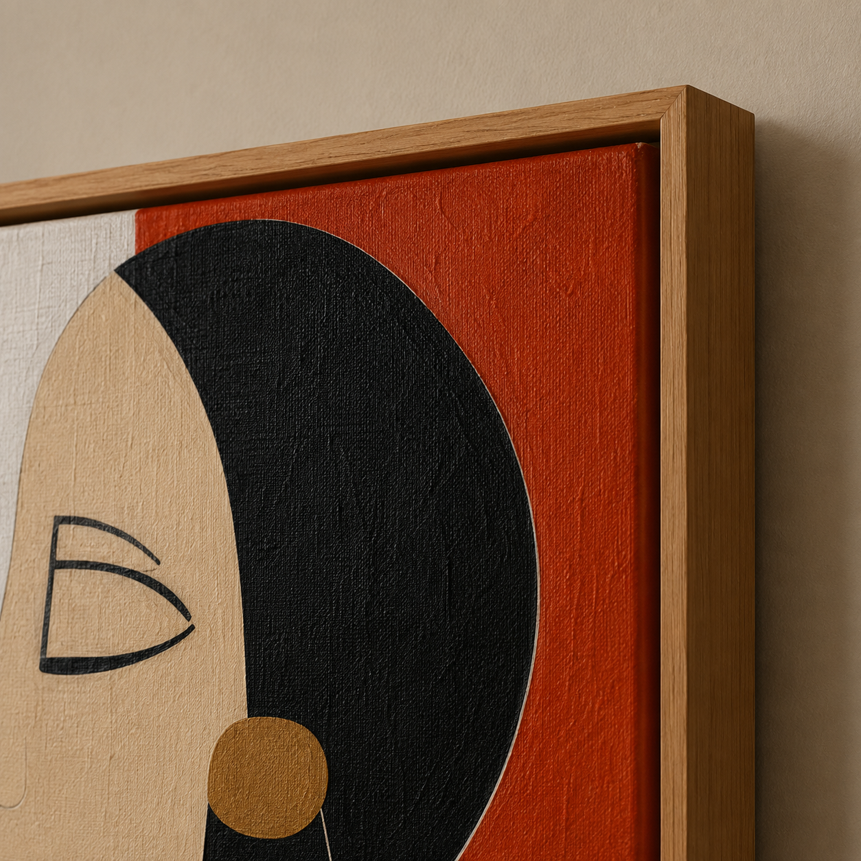 Abstract Face Art Painting — Kindred | Rossetti Art