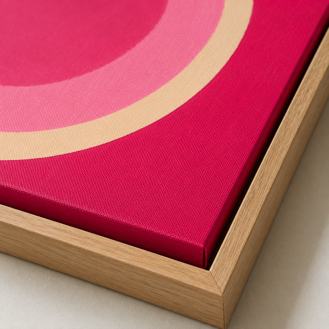Circle Wall Art Canvas Print