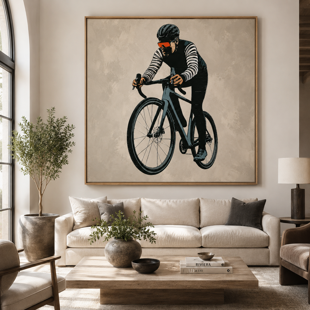 Cycling Wall Art Canvas Print — Cadence by Rossetti Art