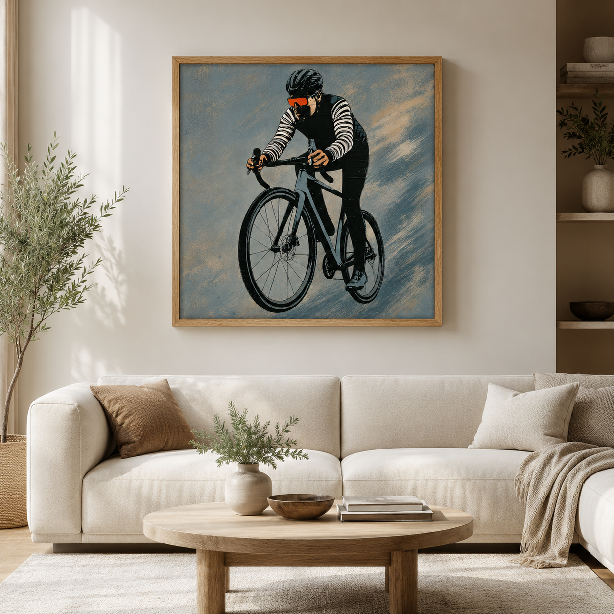 Cycling Wall Art Canvas Print — Cadence by Rossetti Art
