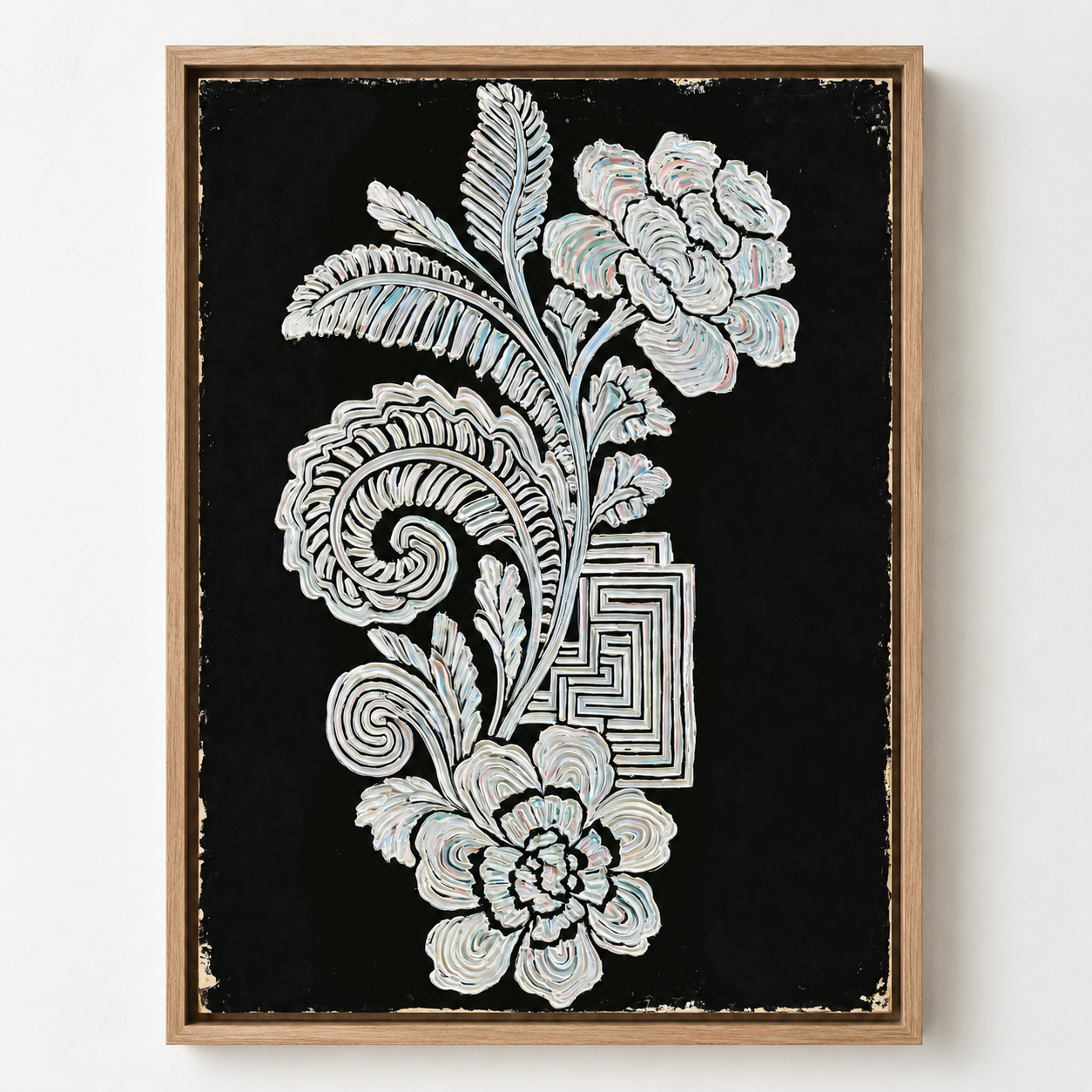 Botanical Wall Art Canvas Print — Damask by Rossetti Art