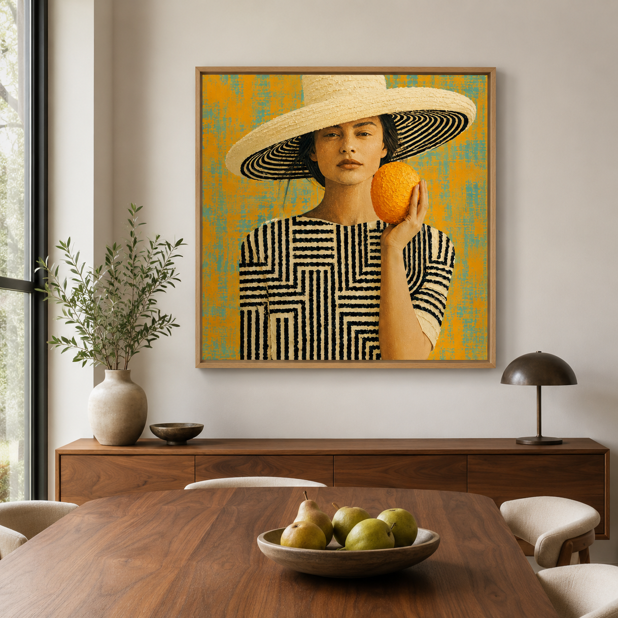 Large Portrait Canvas Print — Valencia by Rossetti Art