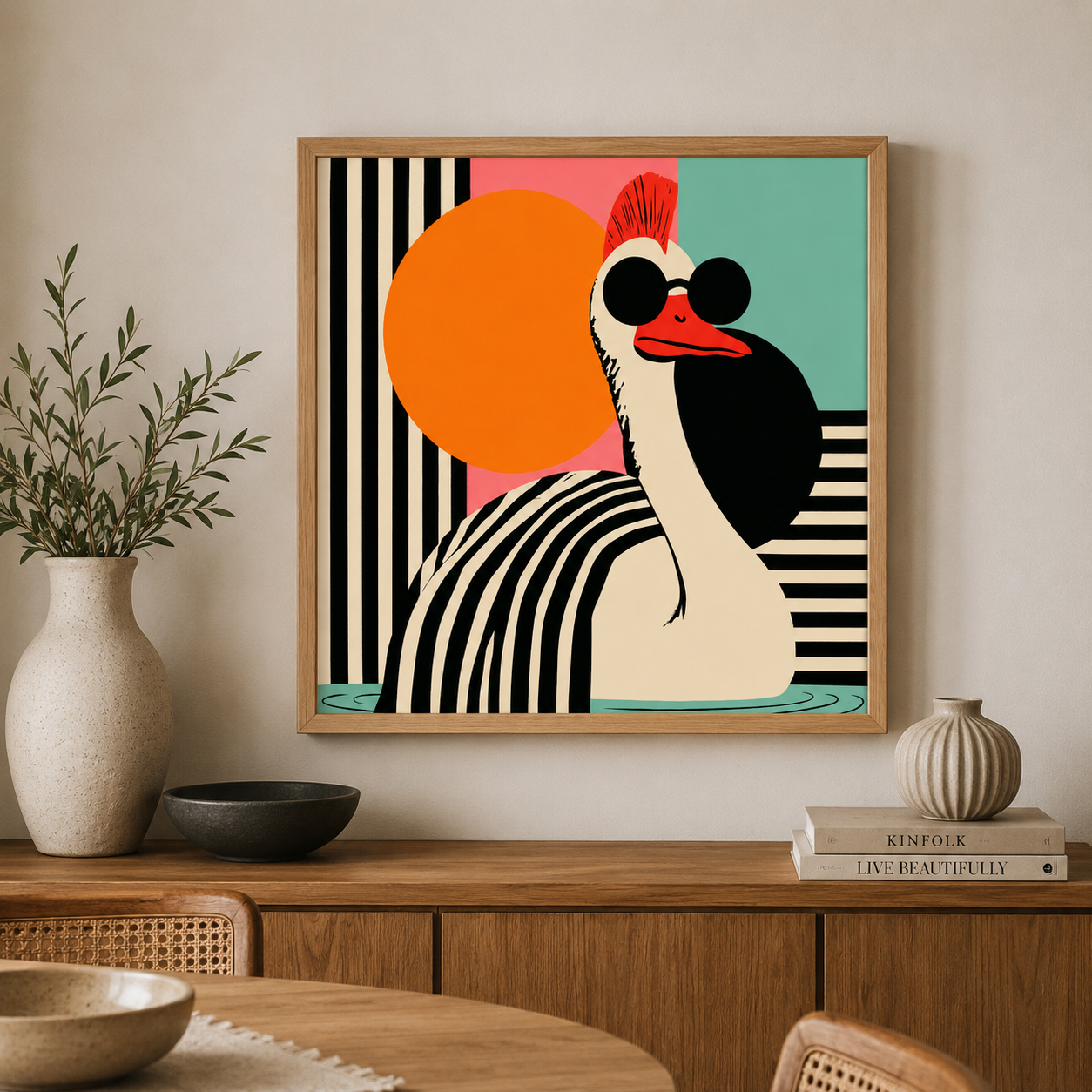 Animal Canvas Print Wall Art — Strut by Rossetti Art