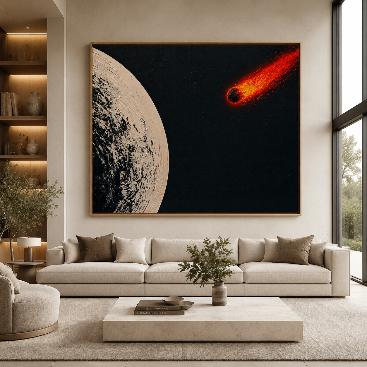 Space Canvas Print — The Approach by Rossetti Art