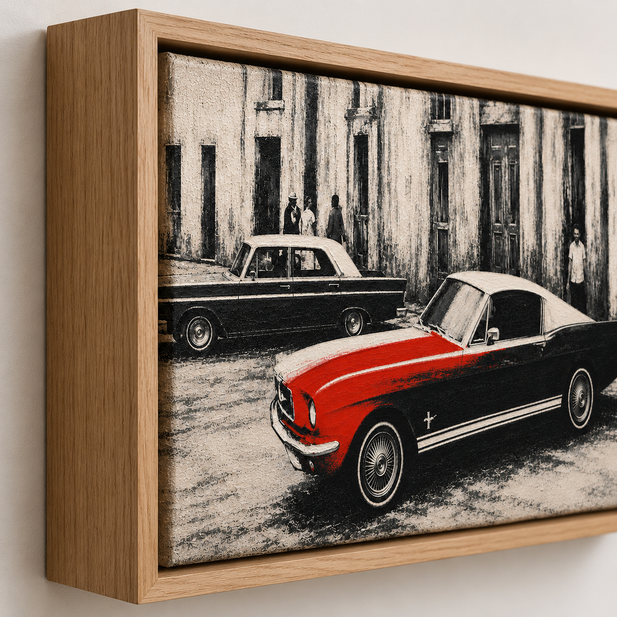 Classic Car Wall Art Canvas Print — Havana Red by Rossetti Art