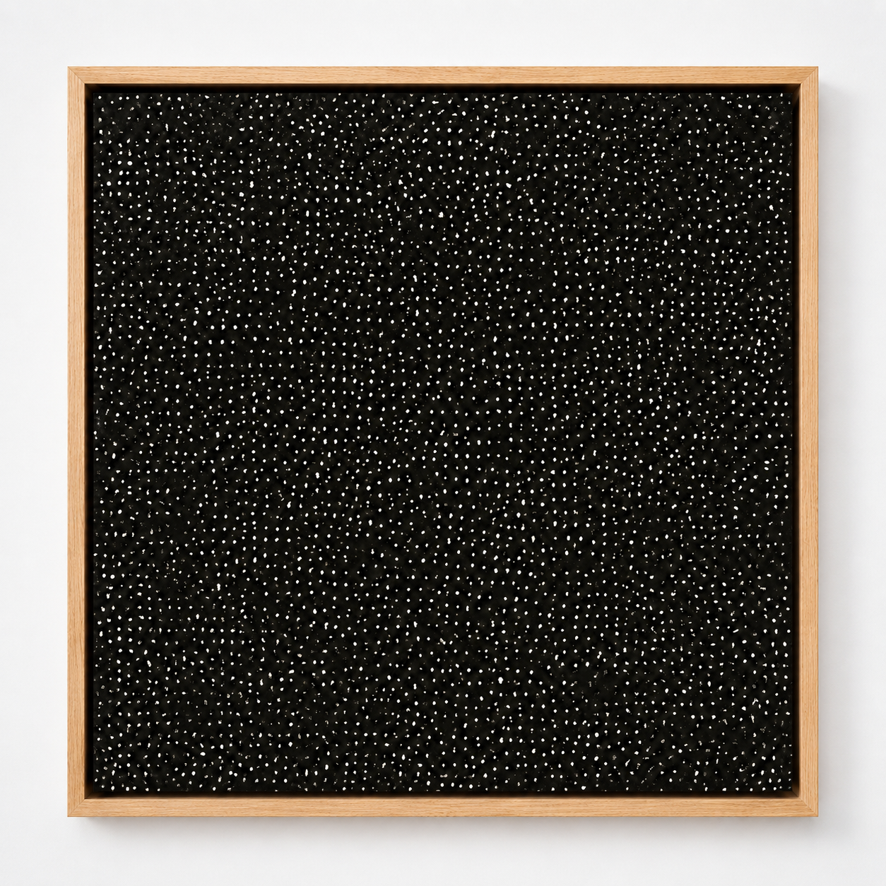 Black Abstract Wall Art Canvas Print — Resonance by Rossetti Art