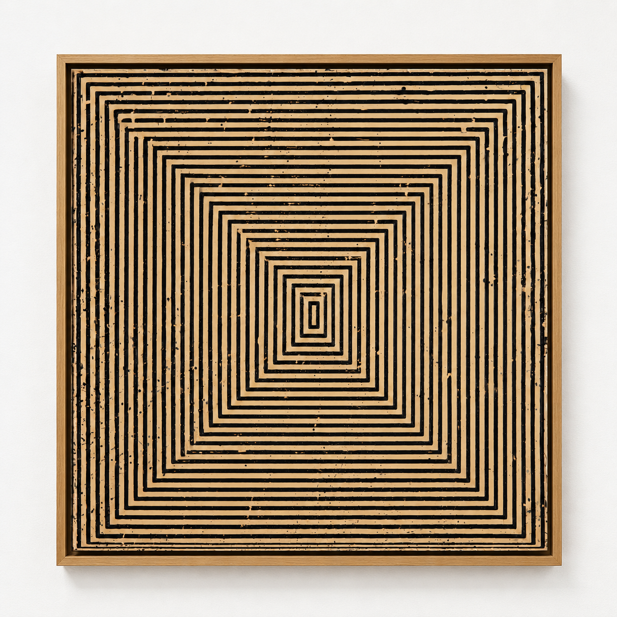 Mid Century Modern Geometric Art Canvas Print — Gravity by Rossetti Art